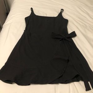 Black mini dress